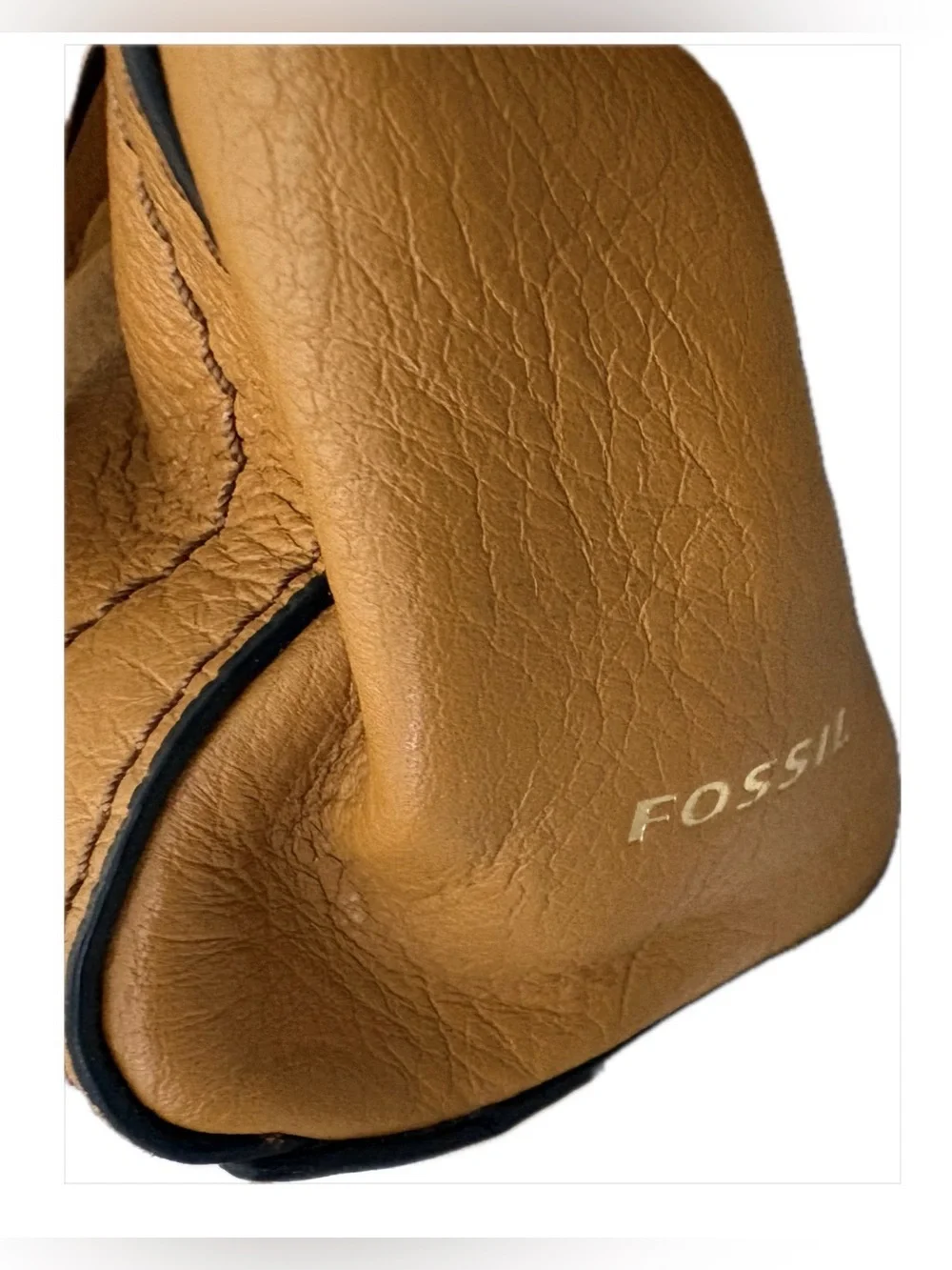 Women fossil, backpack Tan Woven Leather Tote Bag